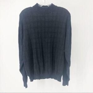 Pronto Uomo Pullover Windowpane Sweater Medium